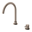 NERO - MECCA Hob Basin Mixer Round Spout