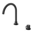 NERO - MECCA Hob Basin Mixer Round Spout