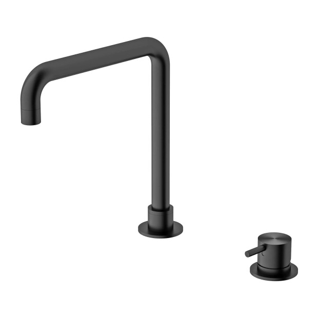 NERO - MECCA Hob Basin Mixer Square Spout