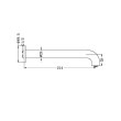NERO - MECCA Basin/Bath Spout Only 120/160/185/230/260mm