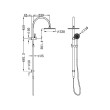 NERO - MECCA Twin Shower With Air or Opal Shower