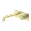 NERO - MECCA Wall Basin Mixer Handle Up