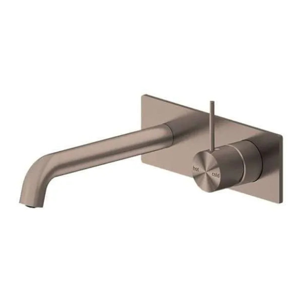 NERO - MECCA Wall Basin Mixer Handle Up