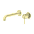 NERO - MECCA Wall Basin Mixer Separate Back Plate