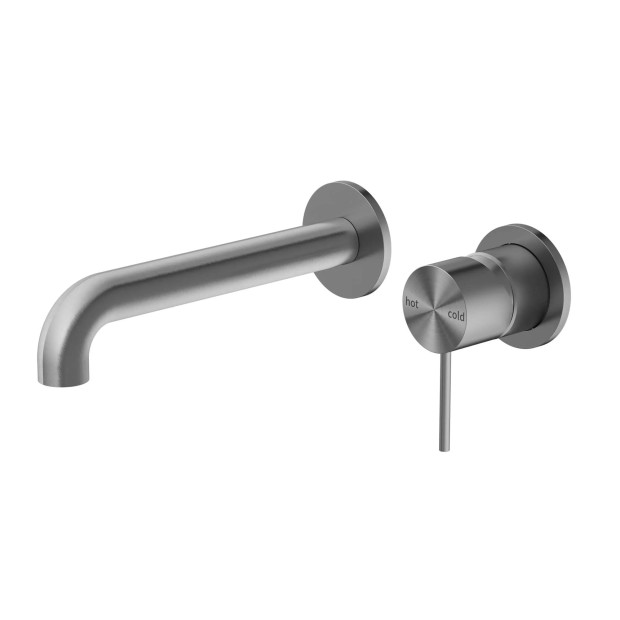 NERO - MECCA Wall Basin Mixer Separate Back Plate