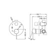 NERO - MECCA Shower Mixer With Divertor