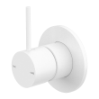 NERO - MECCA Shower Mixer Handle Up 80 mm Plate