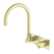 NERO - MECCA Wall Basin Mixer Swivel Spout Handle Up