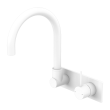 NERO - MECCA Wall Basin Mixer Swivel Spout Handle Up