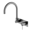 NERO - MECCA Wall Basin Mixer Swivel Spout