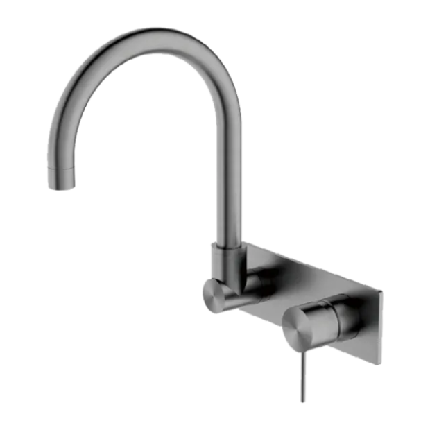 NERO - MECCA Wall Basin Mixer Swivel Spout