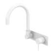 NERO - MECCA Wall Basin Mixer Swivel Spout
