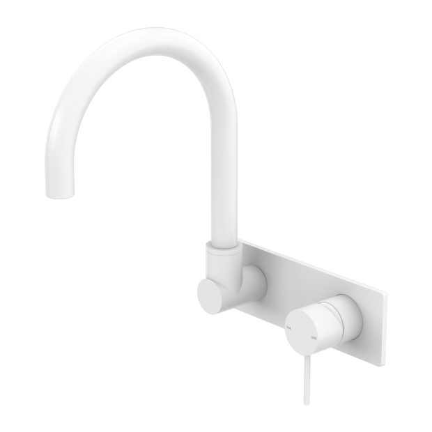 NERO - MECCA Wall Basin Mixer Swivel Spout