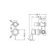 NERO - MECCA Shower Mixer With Divertor Separate Back Plate