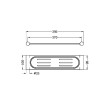 NERO - MECCA Metal Shelf