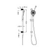 NERO - OPAL Rail Shower