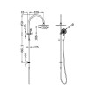NERO - OPAL Twin Shower Set (with Air Shower Options)