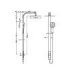 NERO - Rain Round Shower Set (Single Hose)