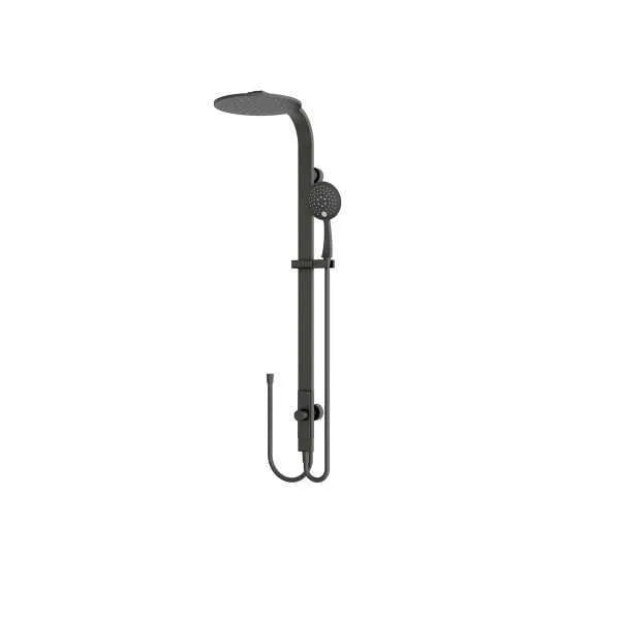 NERO - Rain Round Shower Set (Double Hose)