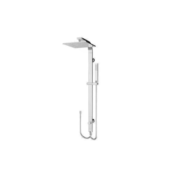 NERO - Rain Square Shower Set (Double Hose)