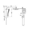 NERO - CELIA 2 In 1 Shower Set