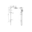 NERO - CELIA Shower Set Square Head