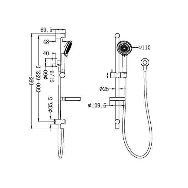 NERO - PROJECT Rail Shower