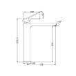 NERO - BIANCA Tall Basin Mixer