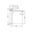 NERO - BIANCA Mid Tall Basin Mixer