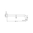 NERO - Round Shower Arm