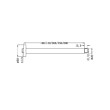 NERO - Round Ceiling Arm (Large)