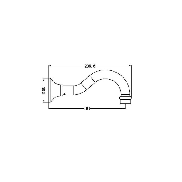 NERO - YORK Basin/Bath Spout