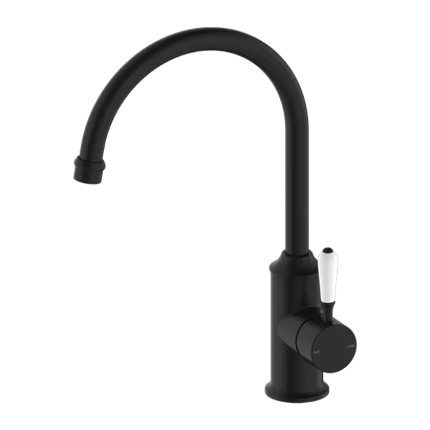 NERO - YORK Kitchen Mixer Gooseneck With Lever Options