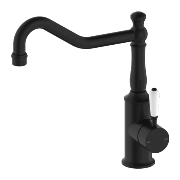 NERO - YORK Kitchen Mixer Hook Spout With Lever Options