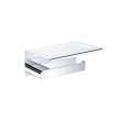 NERO - BIANCA Toilet Roll Holder with Phone Holder