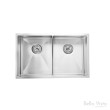 BELLA VISTA - Double Bowl Kitchen Sink - 760x440x250