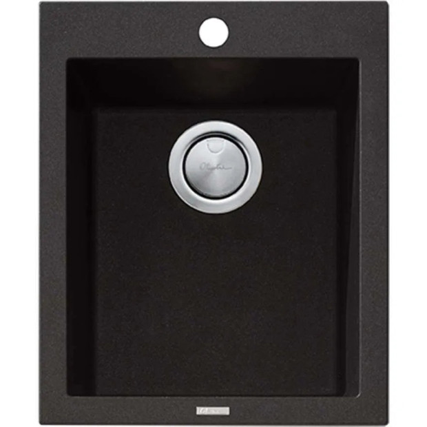 OLIVERI - SANTORINI Black Standard Bowl Topmount Sink