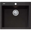 OLIVERI - SANTORINI Black Large Bowl Topmount Sink
