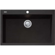 OLIVERI - SANTORINI Black Mega Bowl Topmount Sink