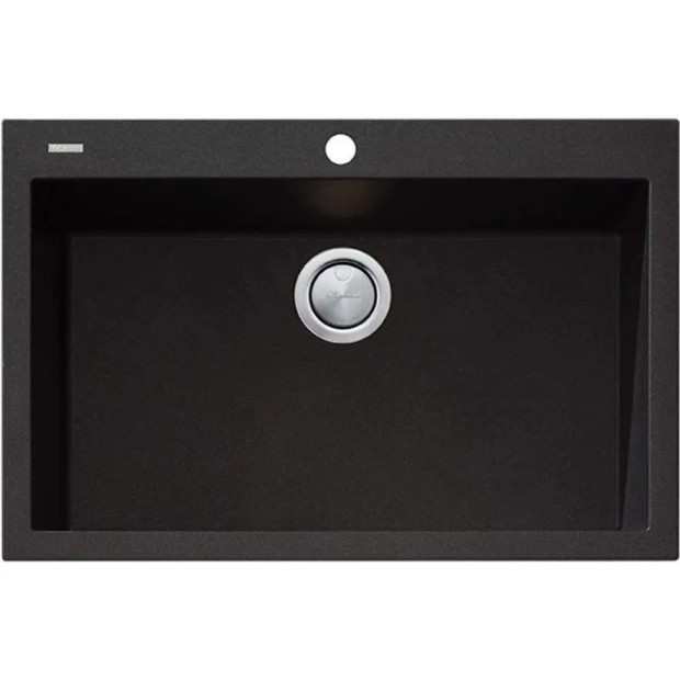 OLIVERI - SANTORINI Black Mega Bowl Topmount Sink