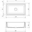 OLIVERI - SANTORINI Black Farmhouse Undermount Sink