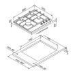 BLAUPUNKT - 60cm Gas Cooktop (Stainless Steel)