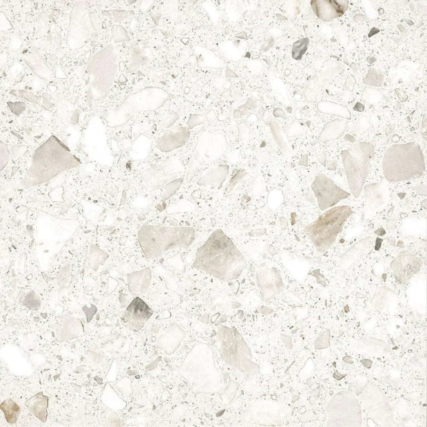 TERRAZZO STONE by Stoneworld - Marshmallow 600x600 Tiles