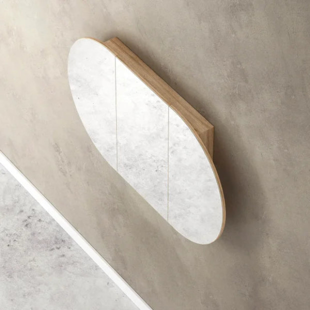 OTTI - BONDI Natural Oak Shaving Cabinet 1500x900x150