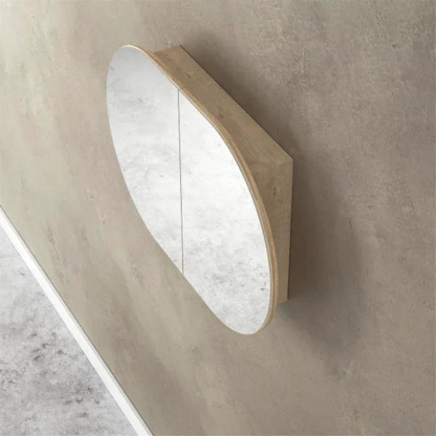 OTTI - BONDI Natural Oak Shaving Cabinet 900x600x150