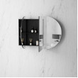 OTTI - BONDI Black Oak Shaving Cabinet 1200x750x150