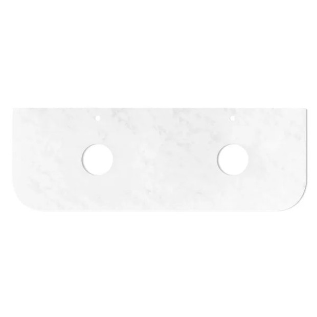 OTTI - BONDI Black Oak Curved Vanity 1500x460x450