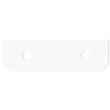 OTTI - BONDI Satin White Fluted Curved Vanity 1800x460x450