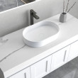 OTTI - NOOSA Matte White Solid Surface Basin 585x385x110
