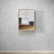 OTTI - BYRON Natural Oak Plywood Shaving Cabinet 600x800x150